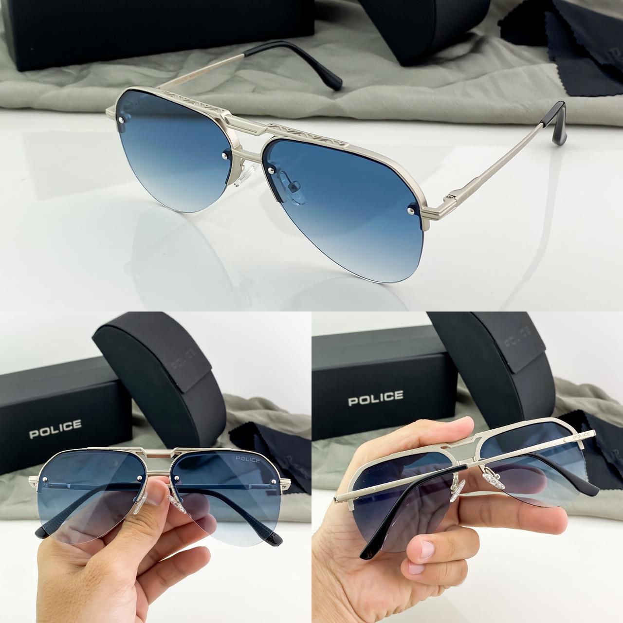 Polic_e slvr/blue 4562