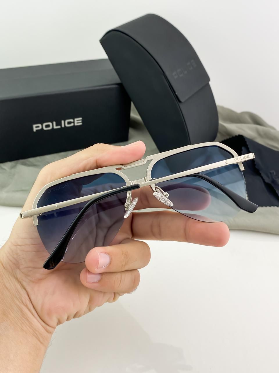 Polic_e slvr/blue 4562