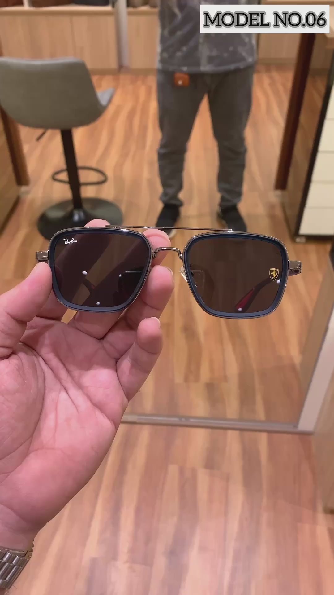 Rayban 06 Blue Ferrai Edition