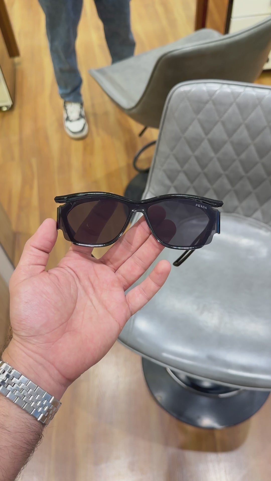 Prada 9024 Black Premium Sunglass