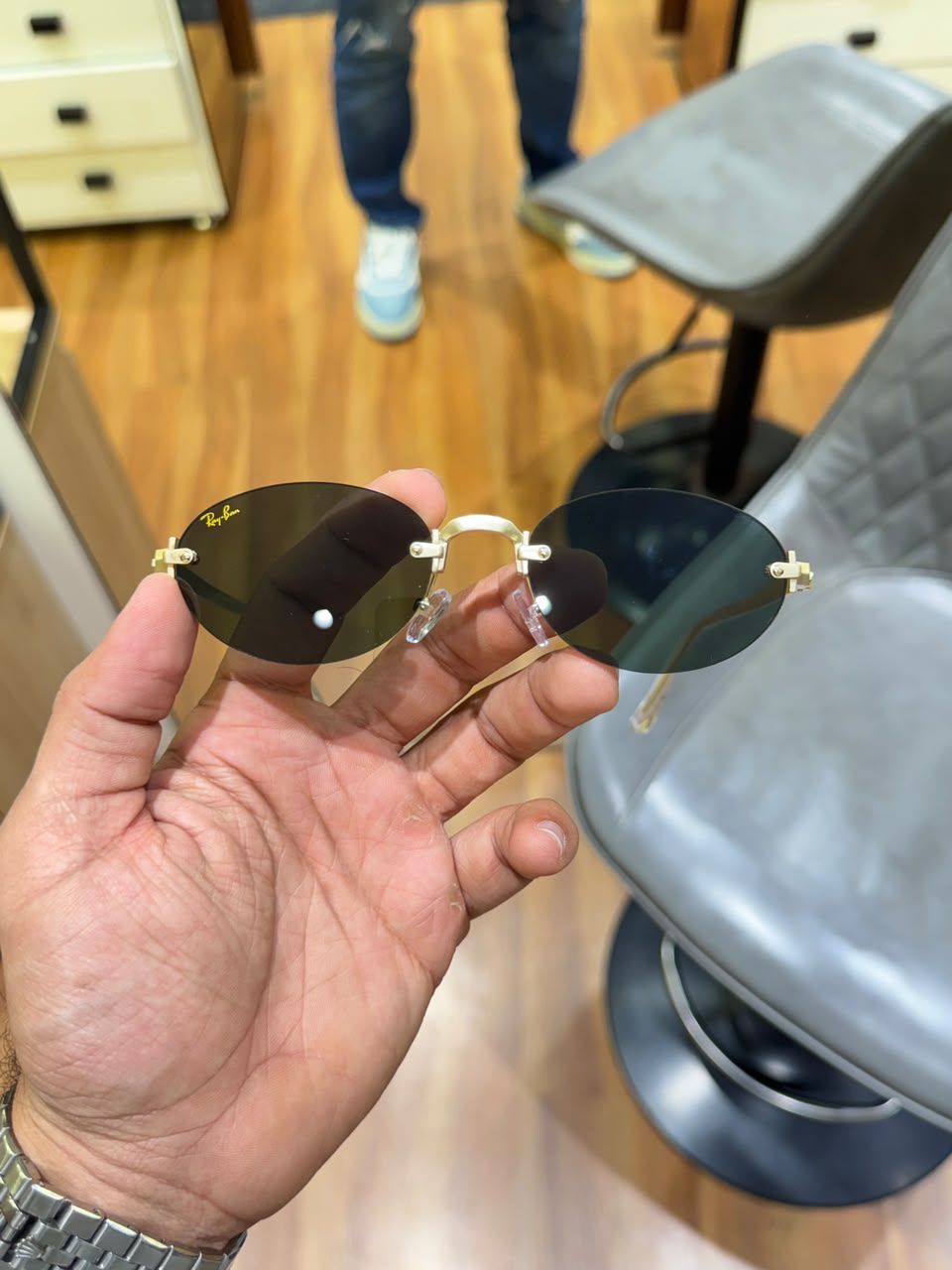 RB 999 Rocky ASAP Edition Oval Tinted Green