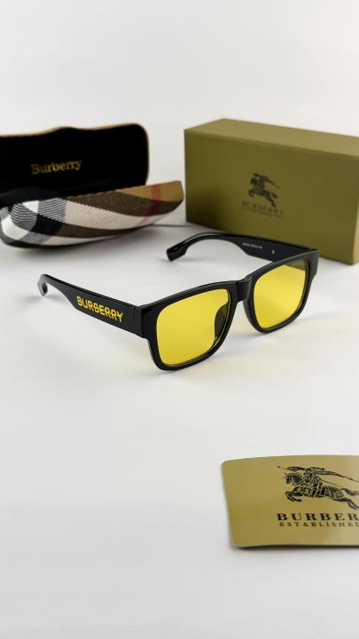 Burberry 4458 Black Yellow Sunglass