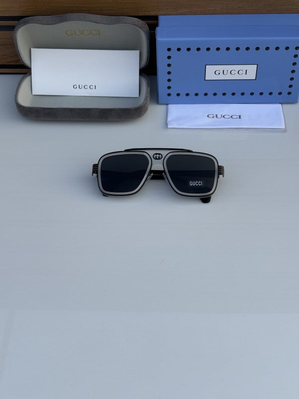 GUCCI 1295 TRANSPARENT BLACK SUNGLASSS