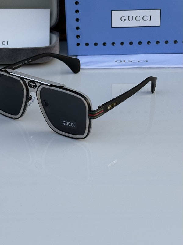 GUCCI 1295 TRANSPARENT BLACK SUNGLASSS