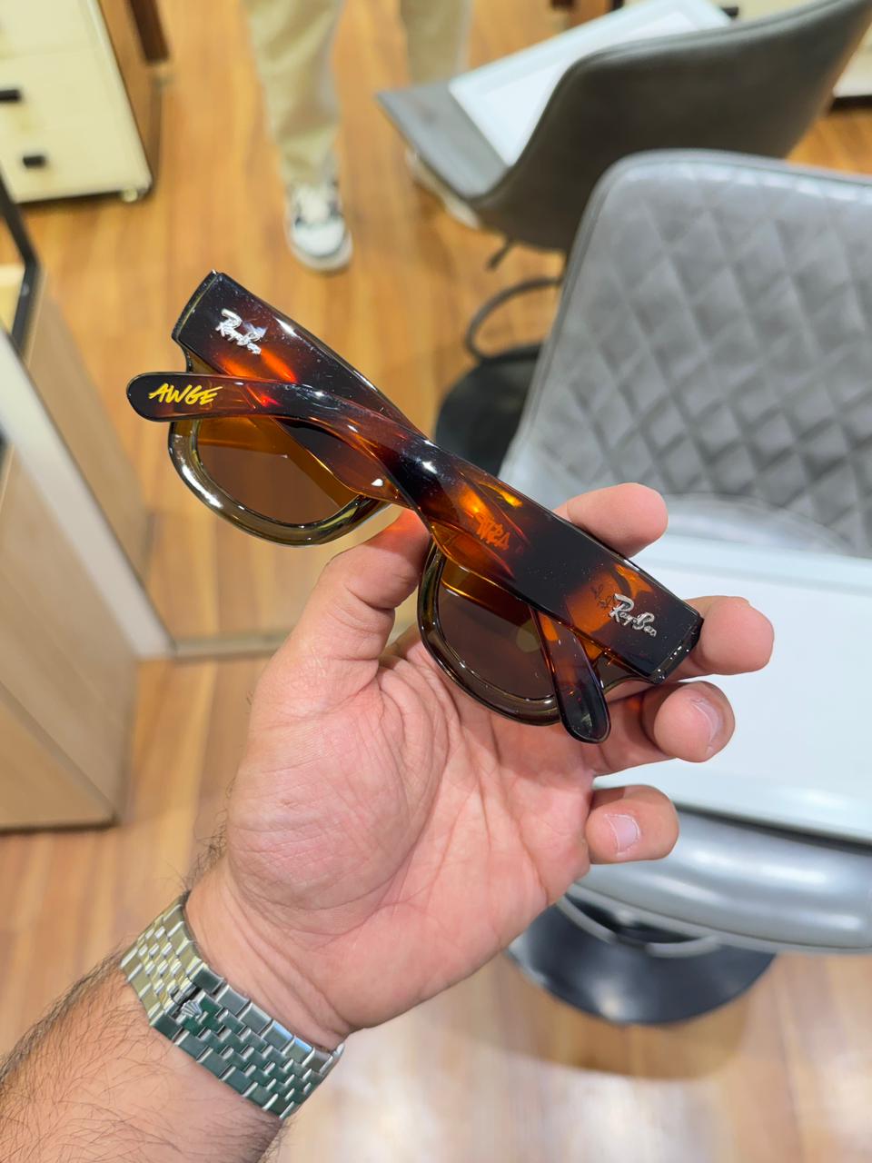 Rayban 4940 Mega Wayfarer Olive Tiger.
