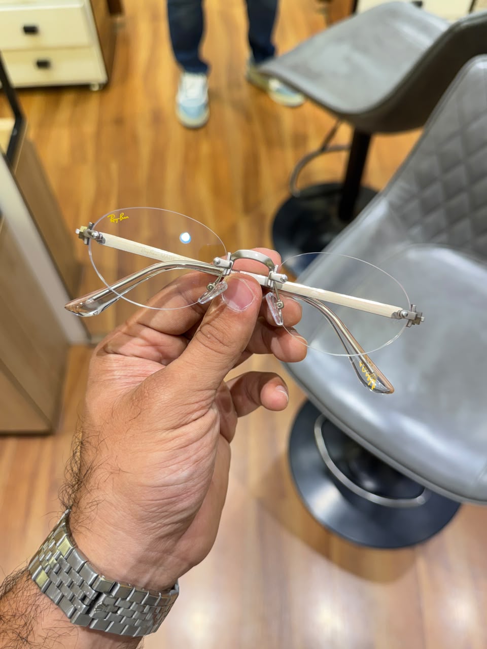 RB 999 Rocky ASAP Edition Oval Gold Frame