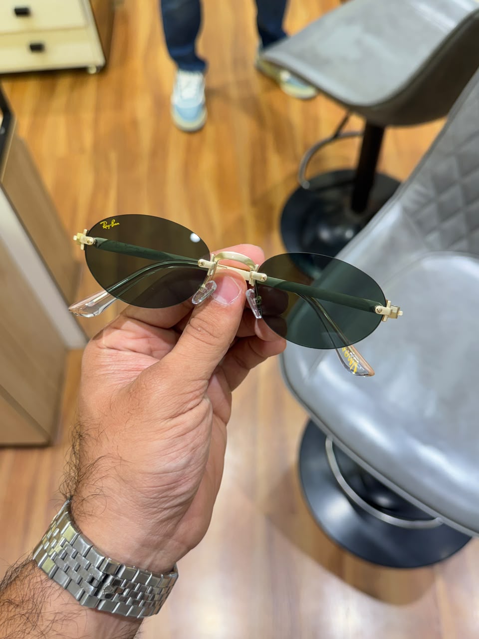 RB 999 Rocky ASAP Edition Oval Tinted Green