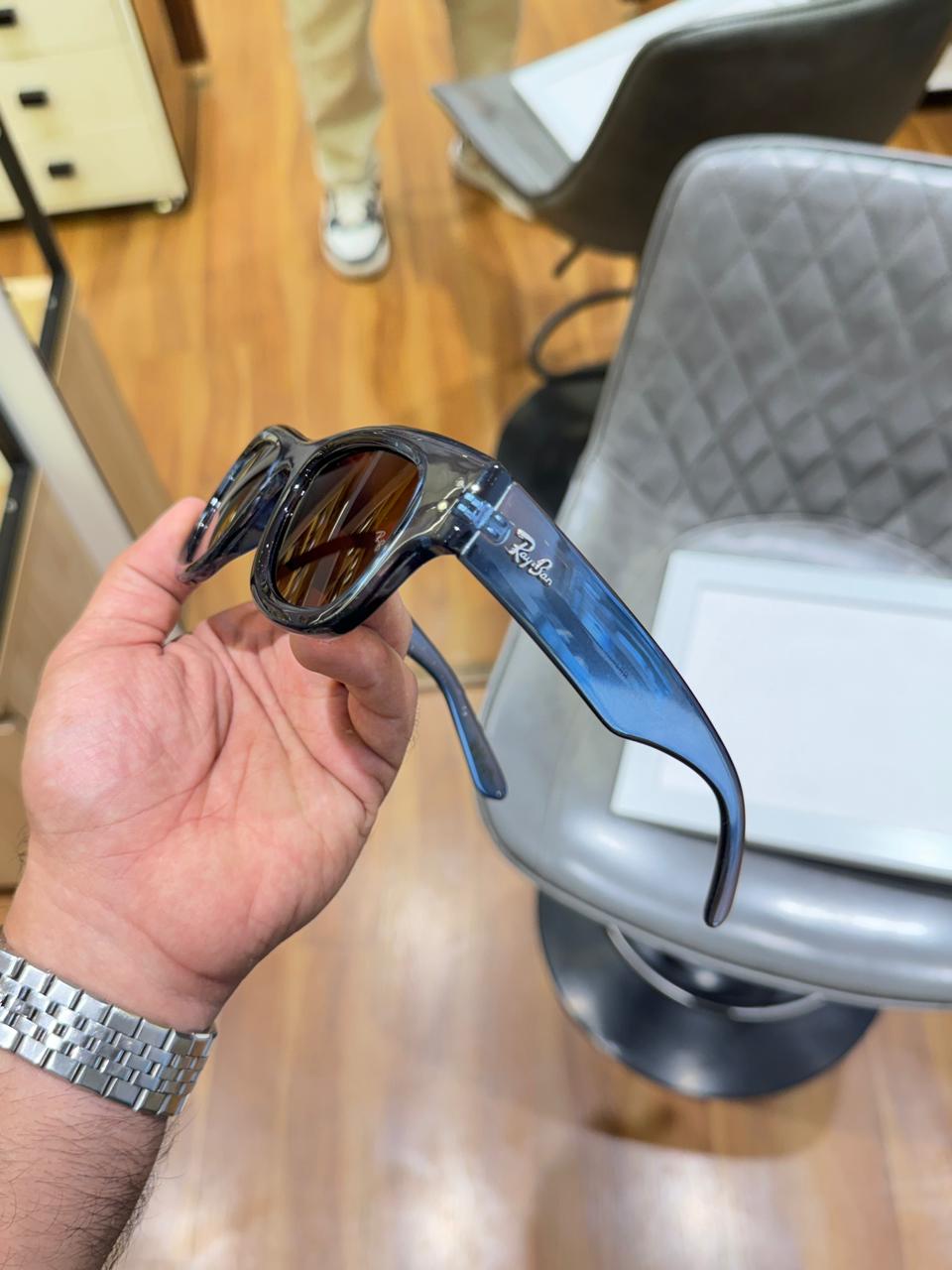 Rayban 4940 Mega Wayfarer Blue Brown
