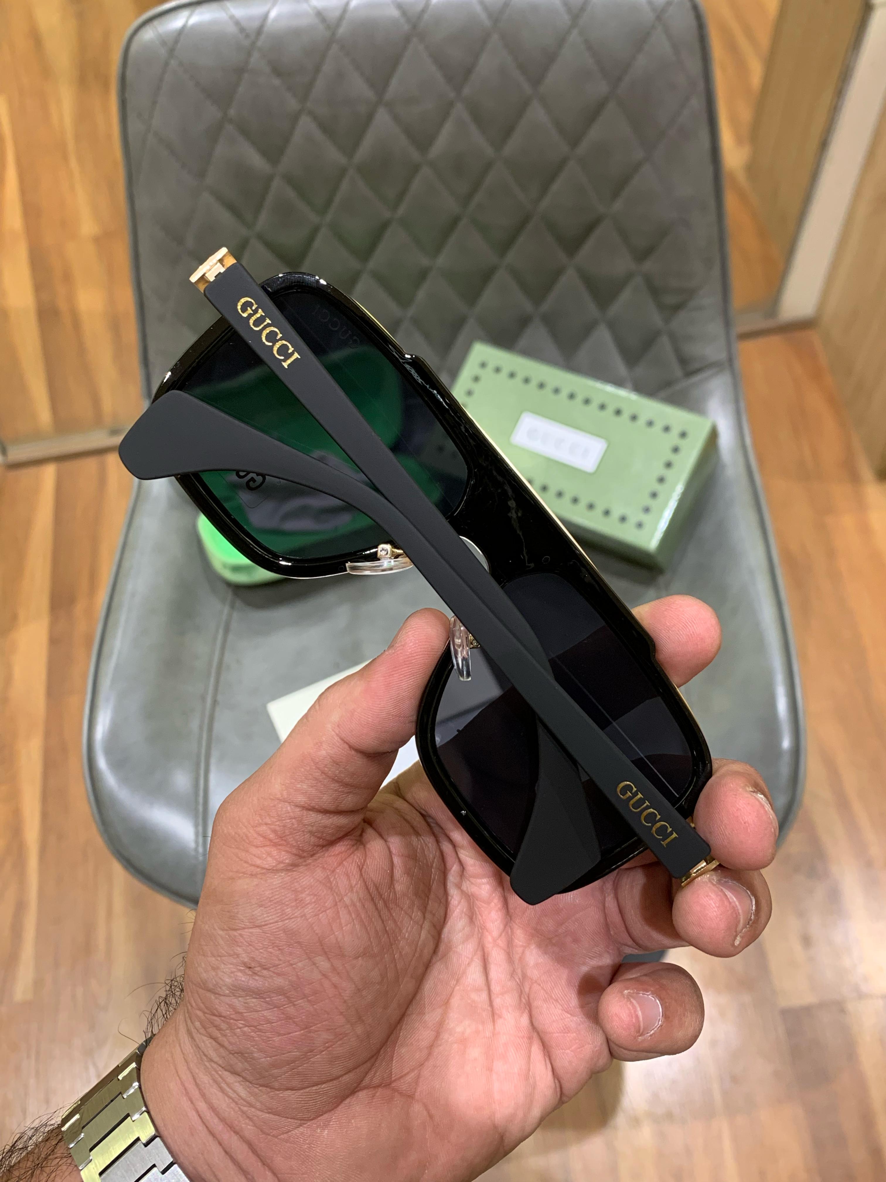 Gucci 1295 Gold Black
