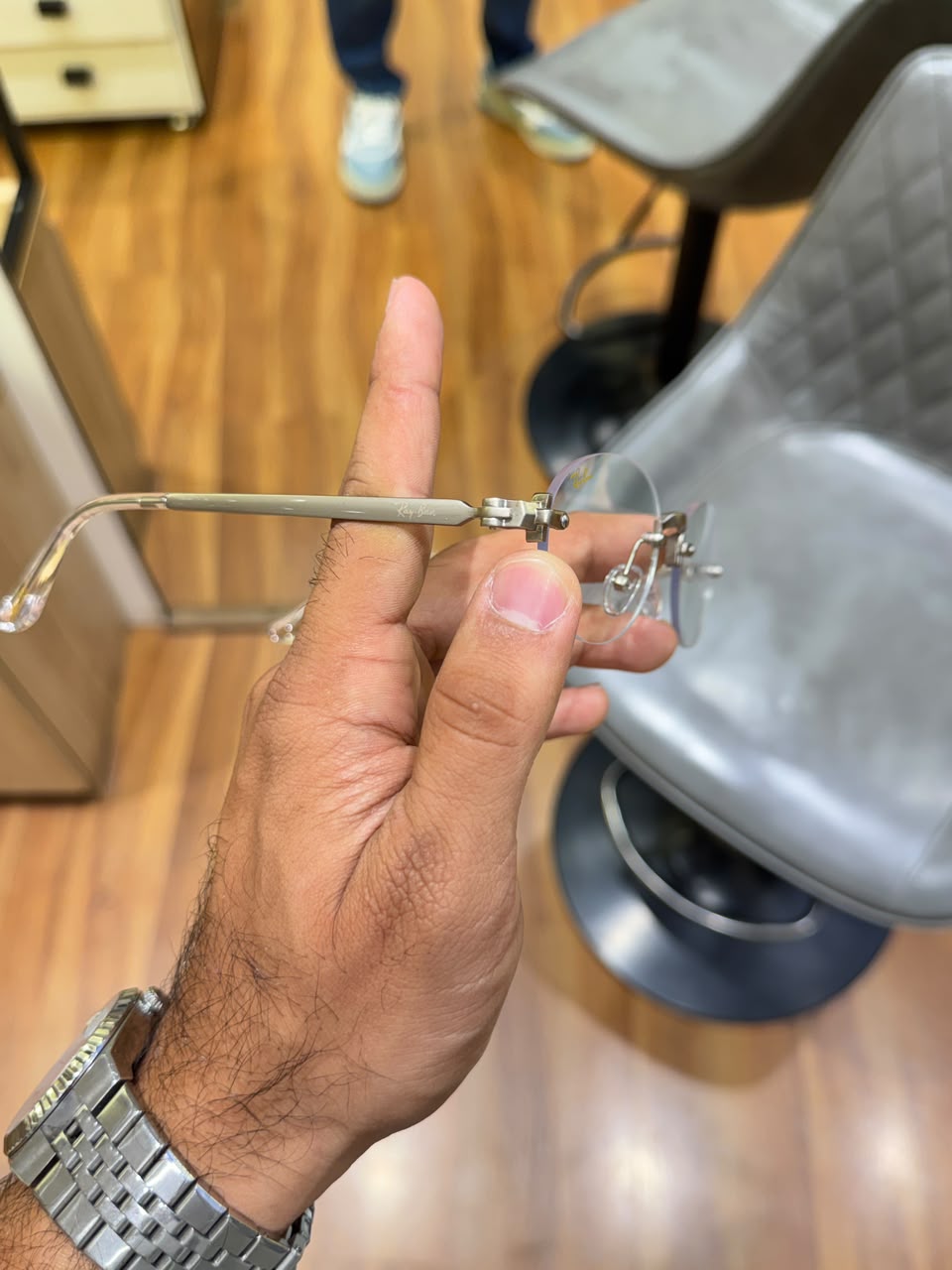 RB 999 Rocky ASAP Edition Oval Gold Frame