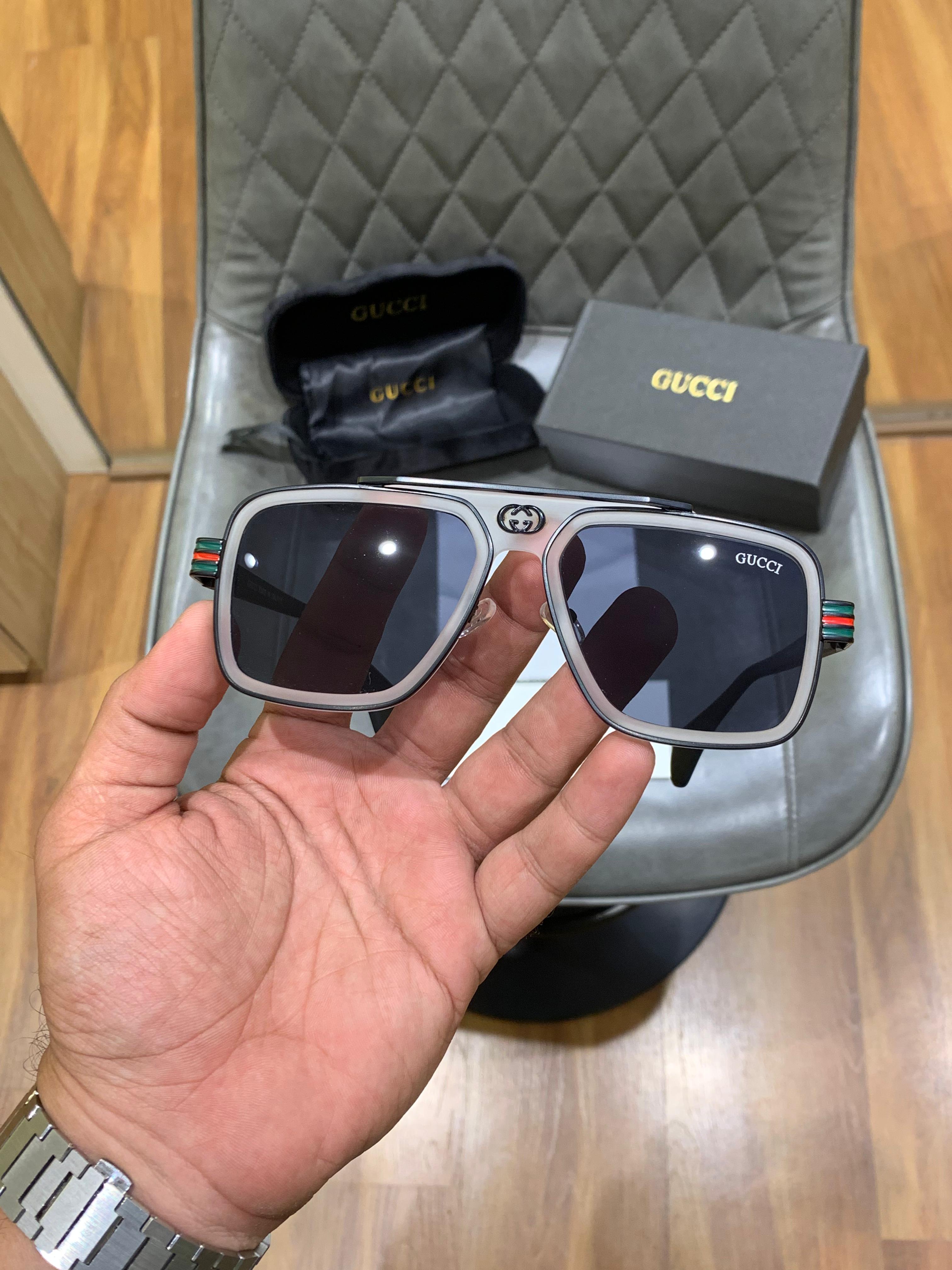 Gucci 1295 White Black