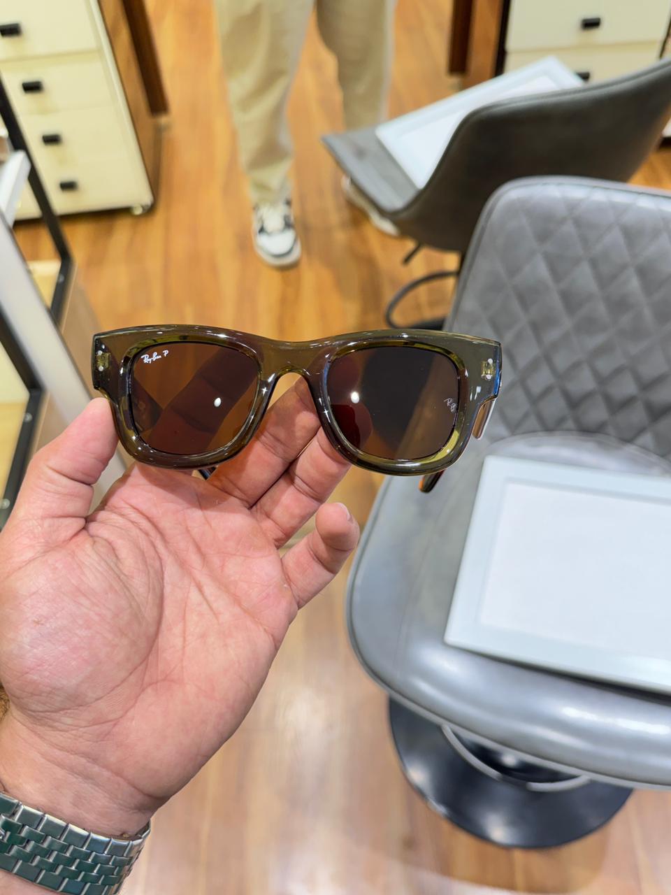 Rayban 4940 Mega Wayfarer Olive Tiger.
