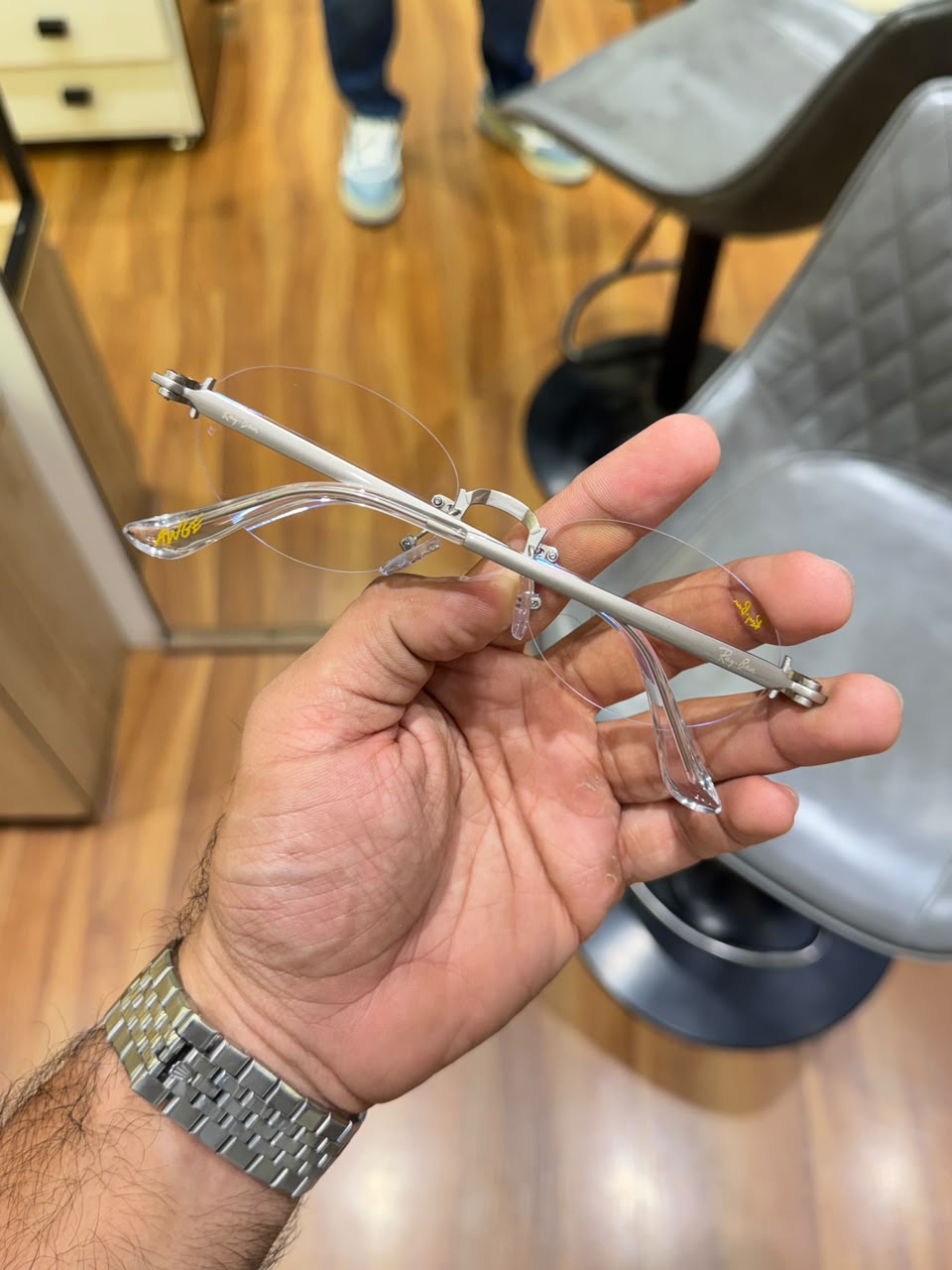 RB 999 Rocky ASAP Edition Oval Gold Frame
