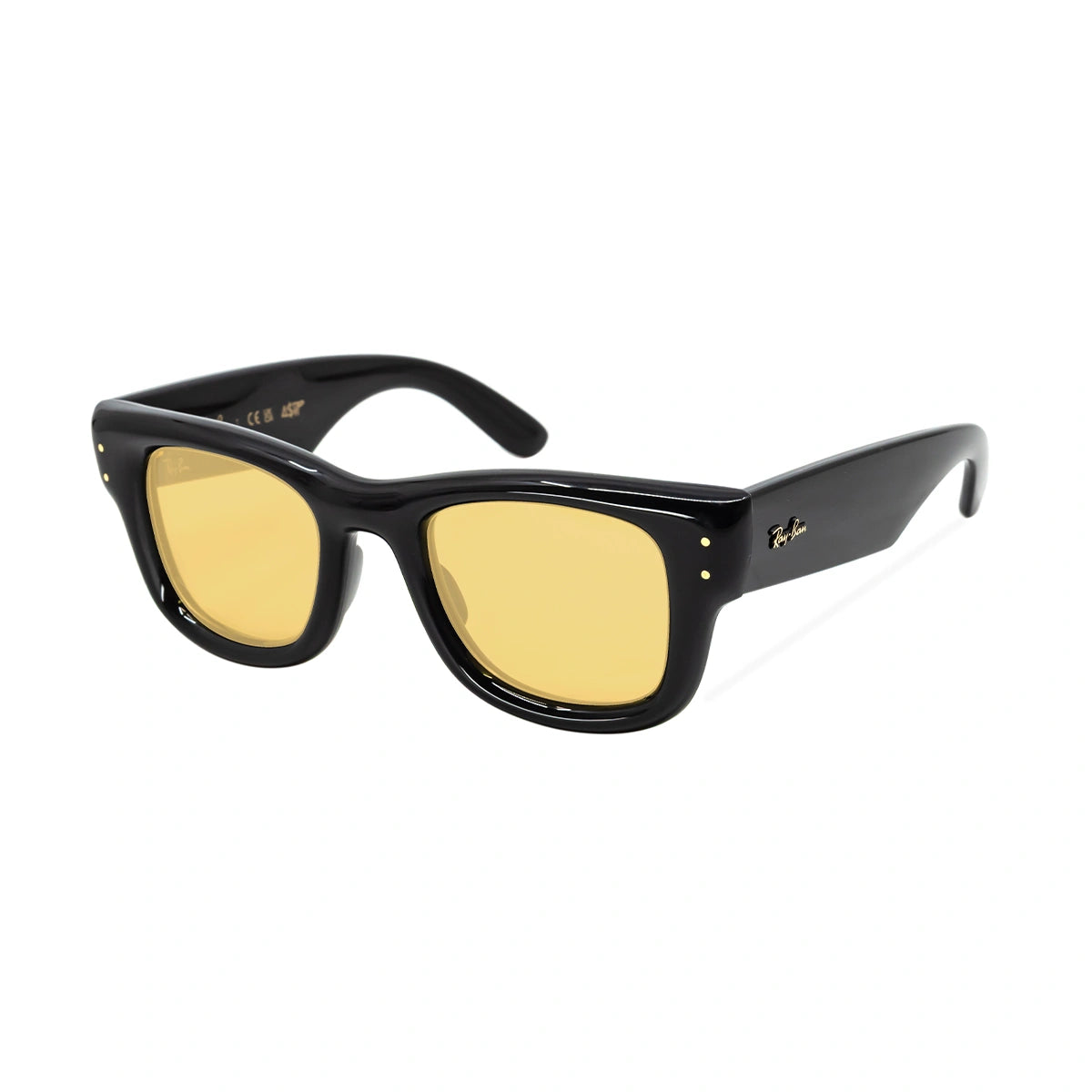 4940 Puffer Black/Yellow Sunglass.