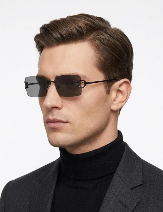CT 1033 Black Sunglass Rimless