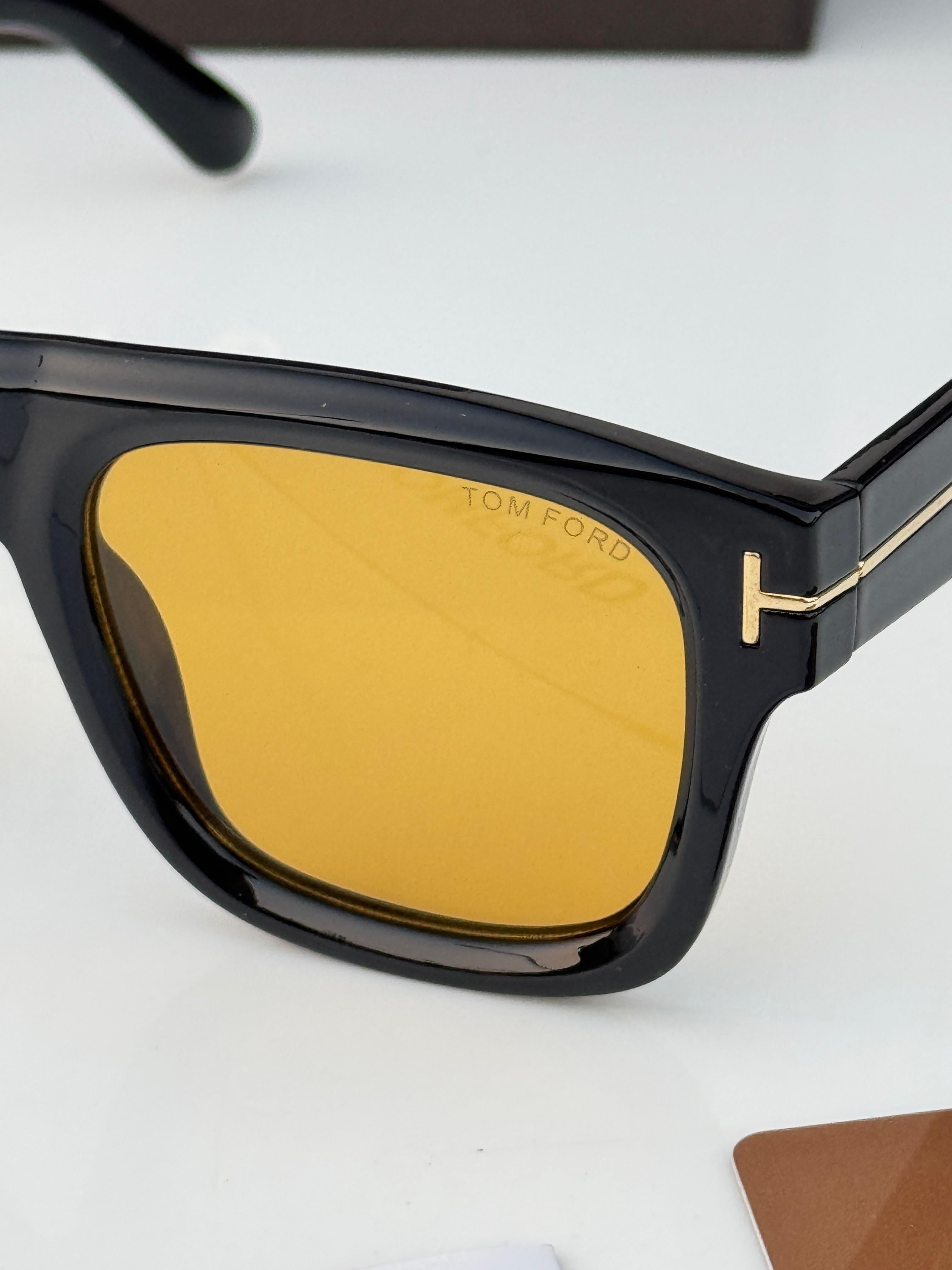 TOM FORD 259 BLACK/YELLOW SUNGLASS