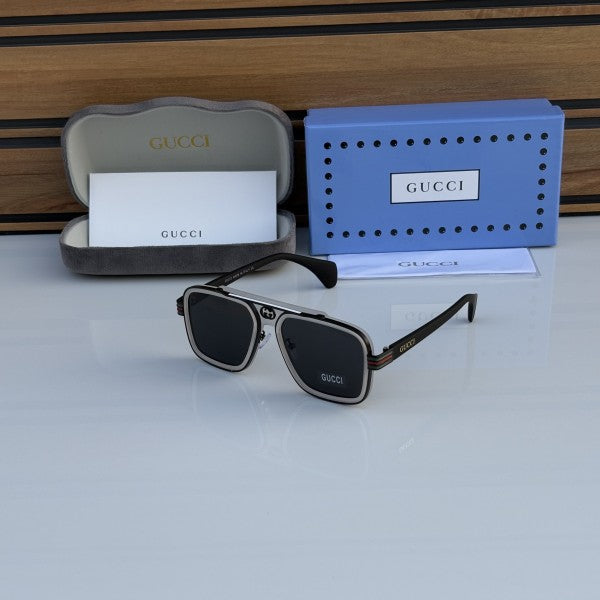 GUCCI 1295 TRANSPARENT BLACK SUNGLASSS