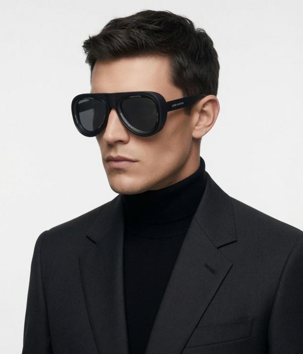 LV 7781 Full Black Sunglass