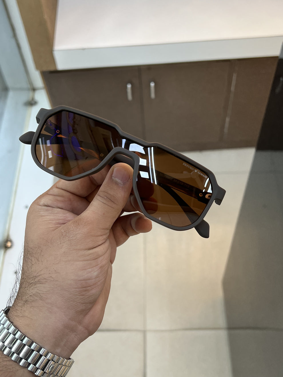 EMPORIO ARMANI 2602 BROWN SUNGLASS