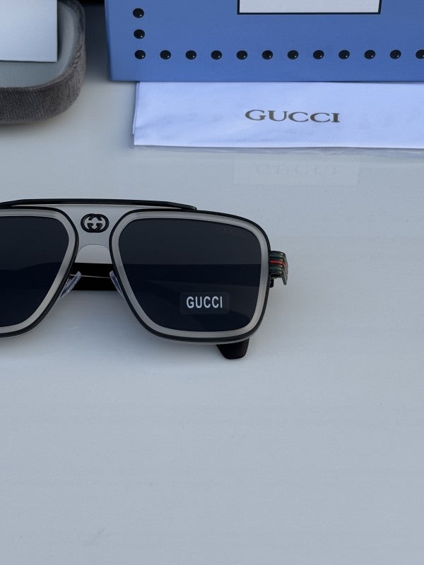 GUCCI 1295 TRANSPARENT BLACK SUNGLASSS