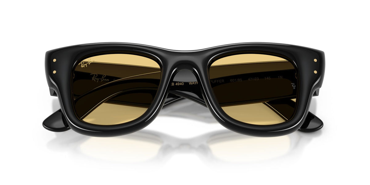 4940 Puffer Black/Yellow Sunglass.