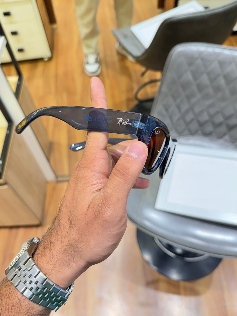 Rayban 4940 Mega Wayfarer Blue Brown